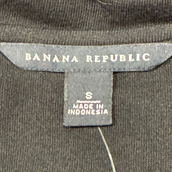 NWT!! Banana Republic RT $79.00 Black Shift Dress with Bottom Ruffles Size S - Picture 5 of 9